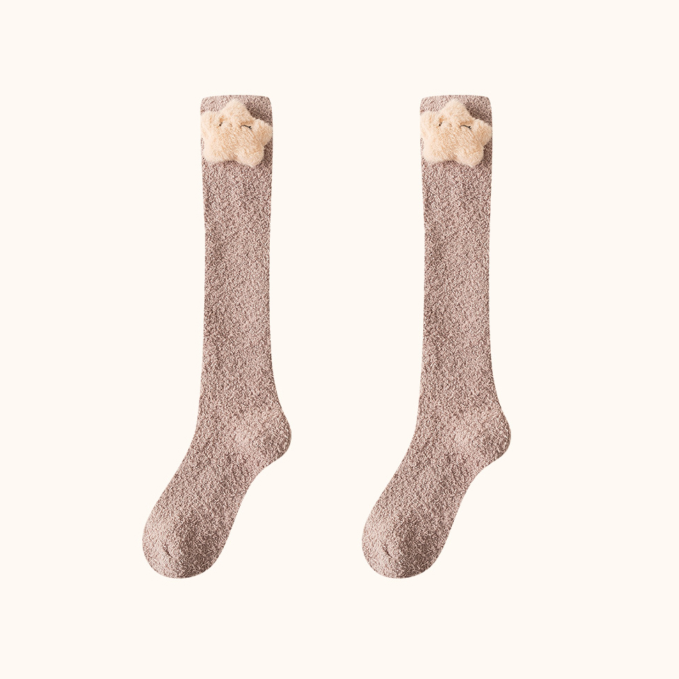 3D Winter Fluffy Fuzzy Socks
