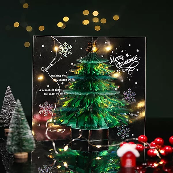 Last Day Hot Sale-40% OFF 🎄(4PCS/SET)Special 3D Christmas Handmade Cards
