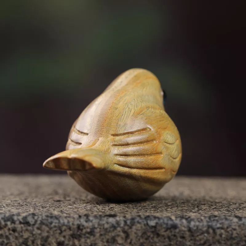 🐦Handmade Wood Carved Bird