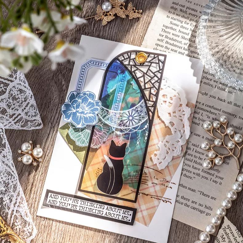 🐱Translucent Pet Cute Kitten Bookmark🐱