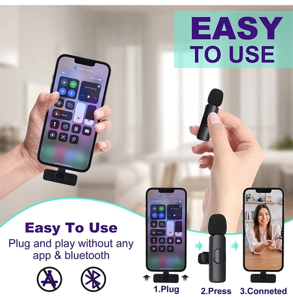 🔥 Hot Sale 🔥New Wireless Lavalier Microphone