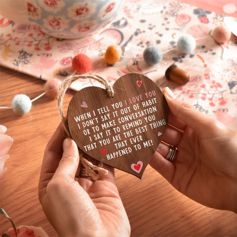 🌷Thinking of you cheer up-💖A wooden plaque gifts