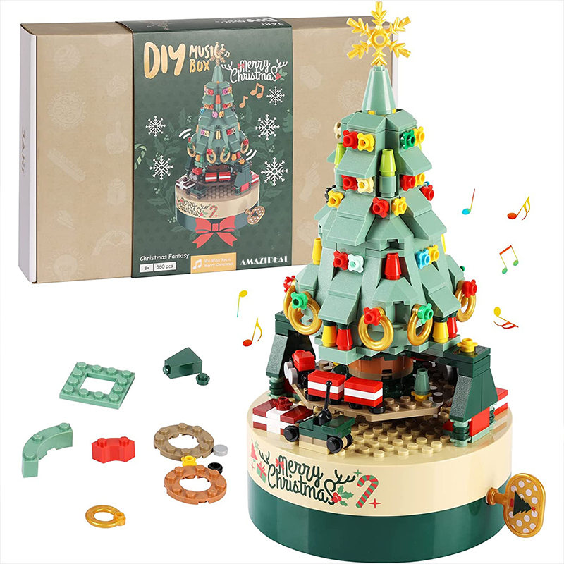 Christmas Pre-Sale 50% OFF- DIY Building Blocks Christmas Tree Octavo Box (360 Pcs)