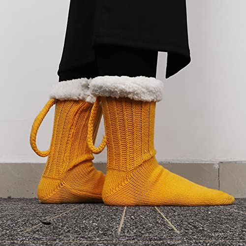🎁Warm Gift-🤣Funny Knitted Beer Socks🍺