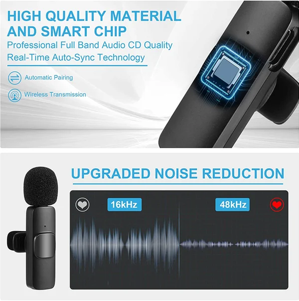 🔥 Hot Sale 🔥New Wireless Lavalier Microphone
