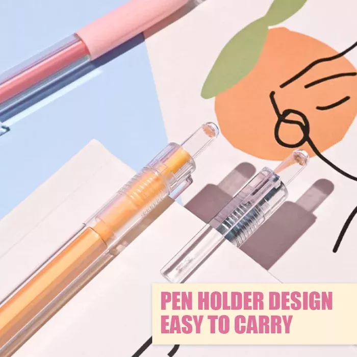 Cartoon Pattern Student Utility Knife Pen（6 Pcs)