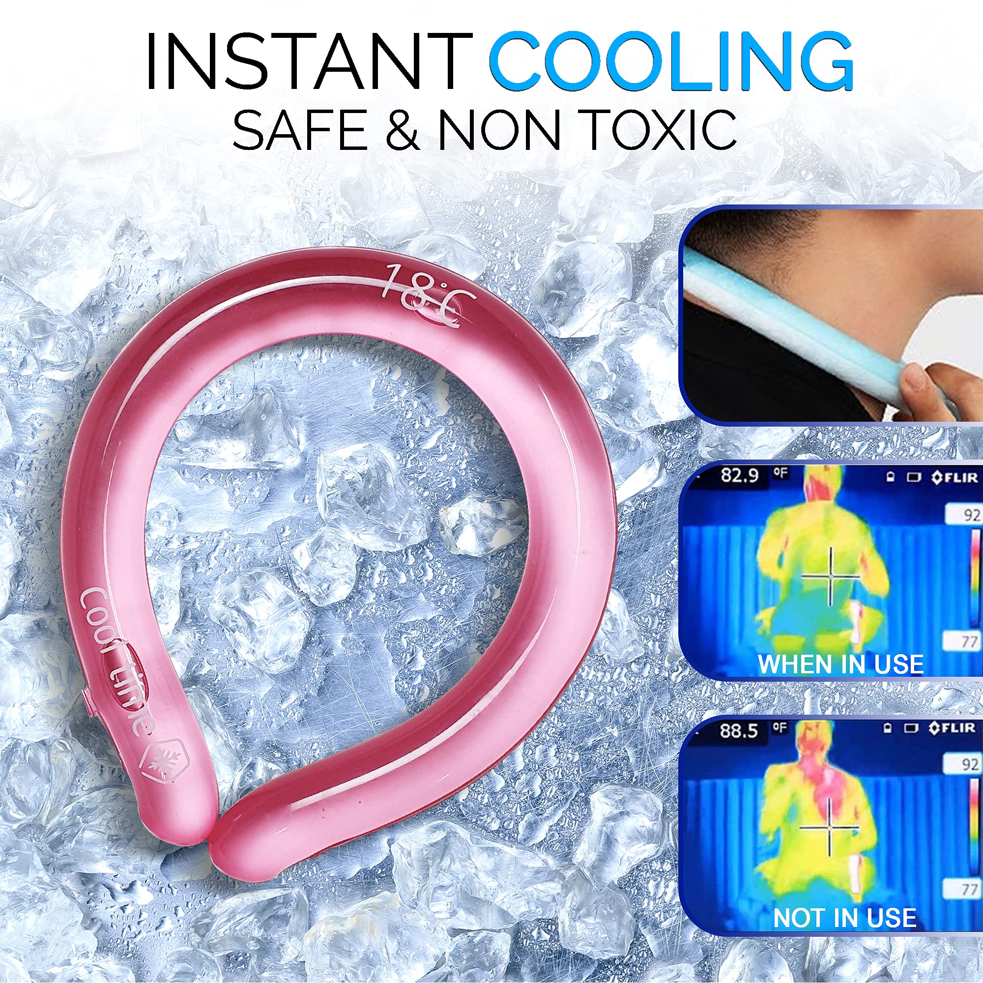 💥2023 New Products❄️Wearable Cooling Neck Wraps for Summer Heat