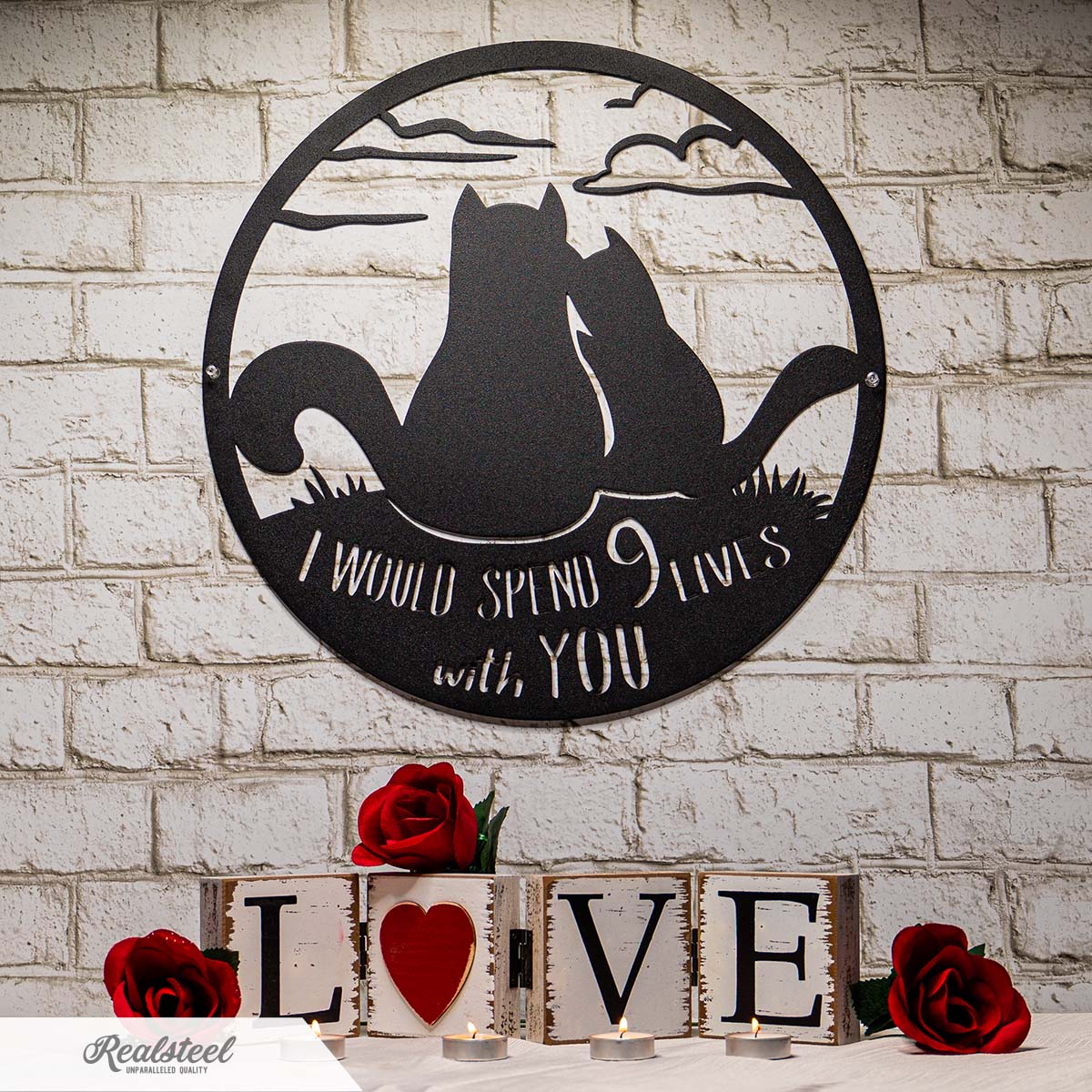 🐈9 Lives Together Wall Art🐈