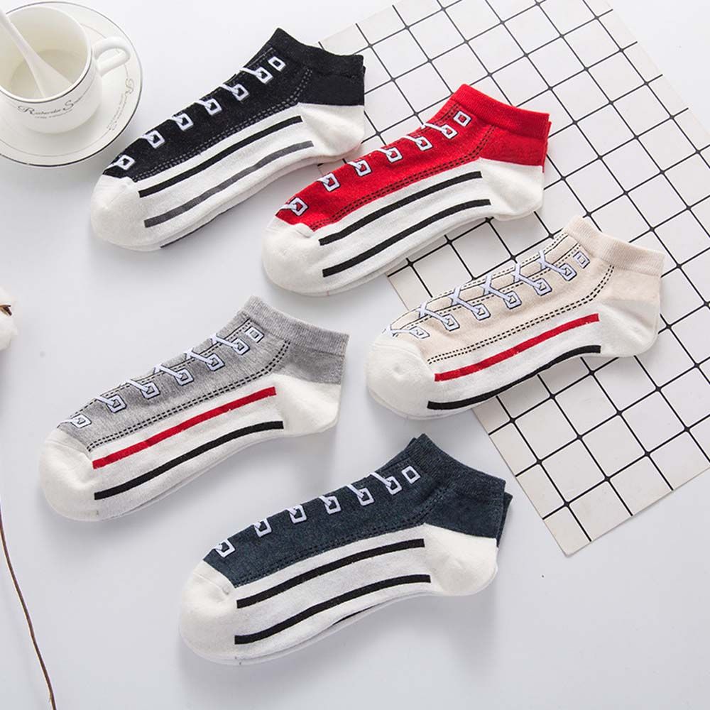 🤣2023 New Creative Funny Shoe Print Short Sox 🧦