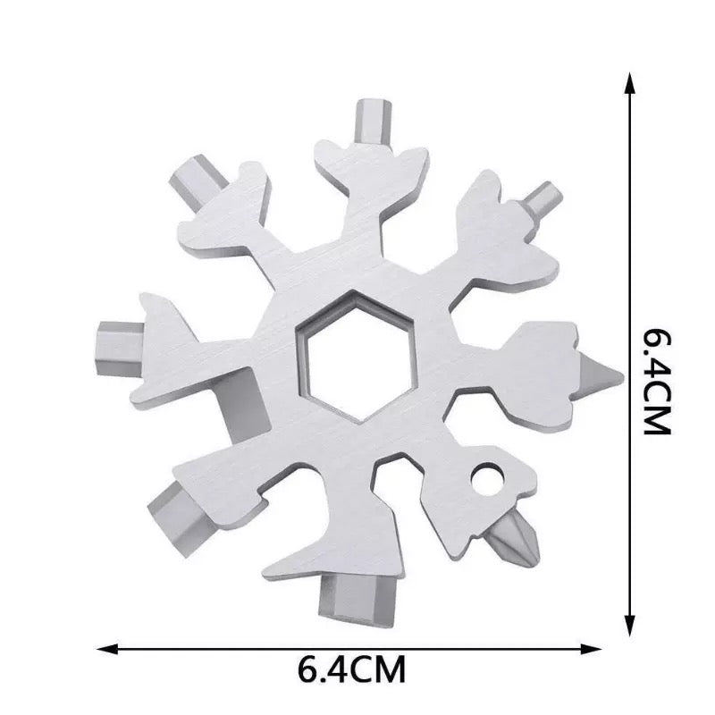 (🎅Christmas Hot Sale - 40% OFF)Snowflake 18 in 1 Multifunctional Wrench Tool