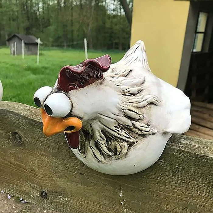 🔥Hot Sale 50% OFF🔥-Funny Chicken Garden Fence Decoration