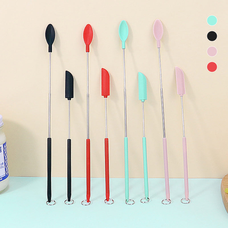 🎁Hot Sale-Mini Silicone Telescopic Spatula👍