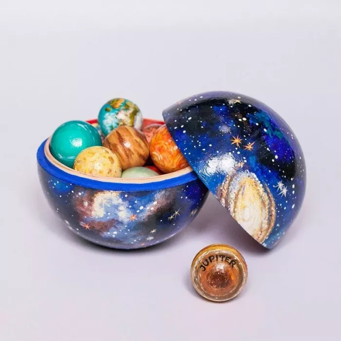 Wooden Solar System - Cosmos Learning Game Toy【Buy 2 Free Shipping】