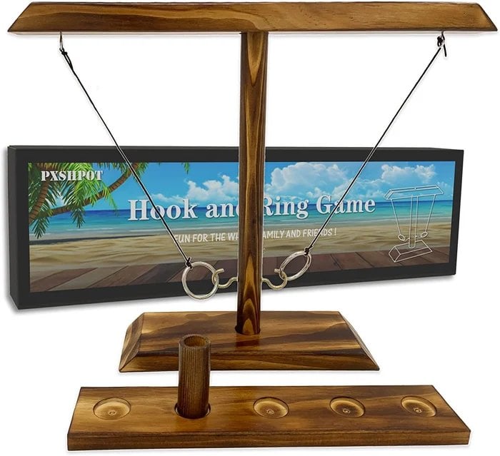 🔥2023 Most Popular Family Games🔥Get 50% OFF - Wooden Ring Toss Game