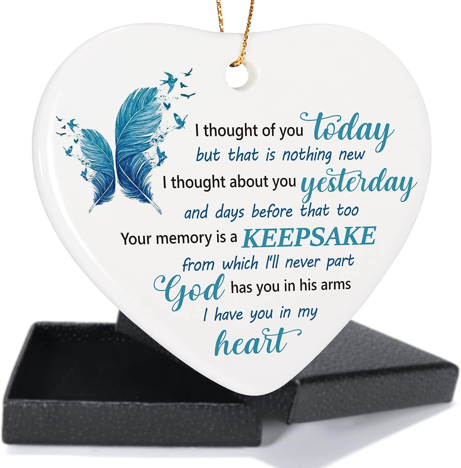 Fashion Commemorative Heart Hanging Ornament Gift