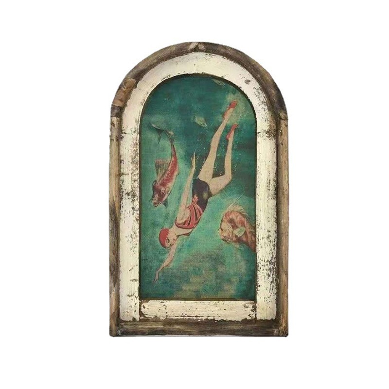 (🔥Last Day Promotion 49% OFF🔥)-🛀Swimming Wall Art Bathroom Decor
