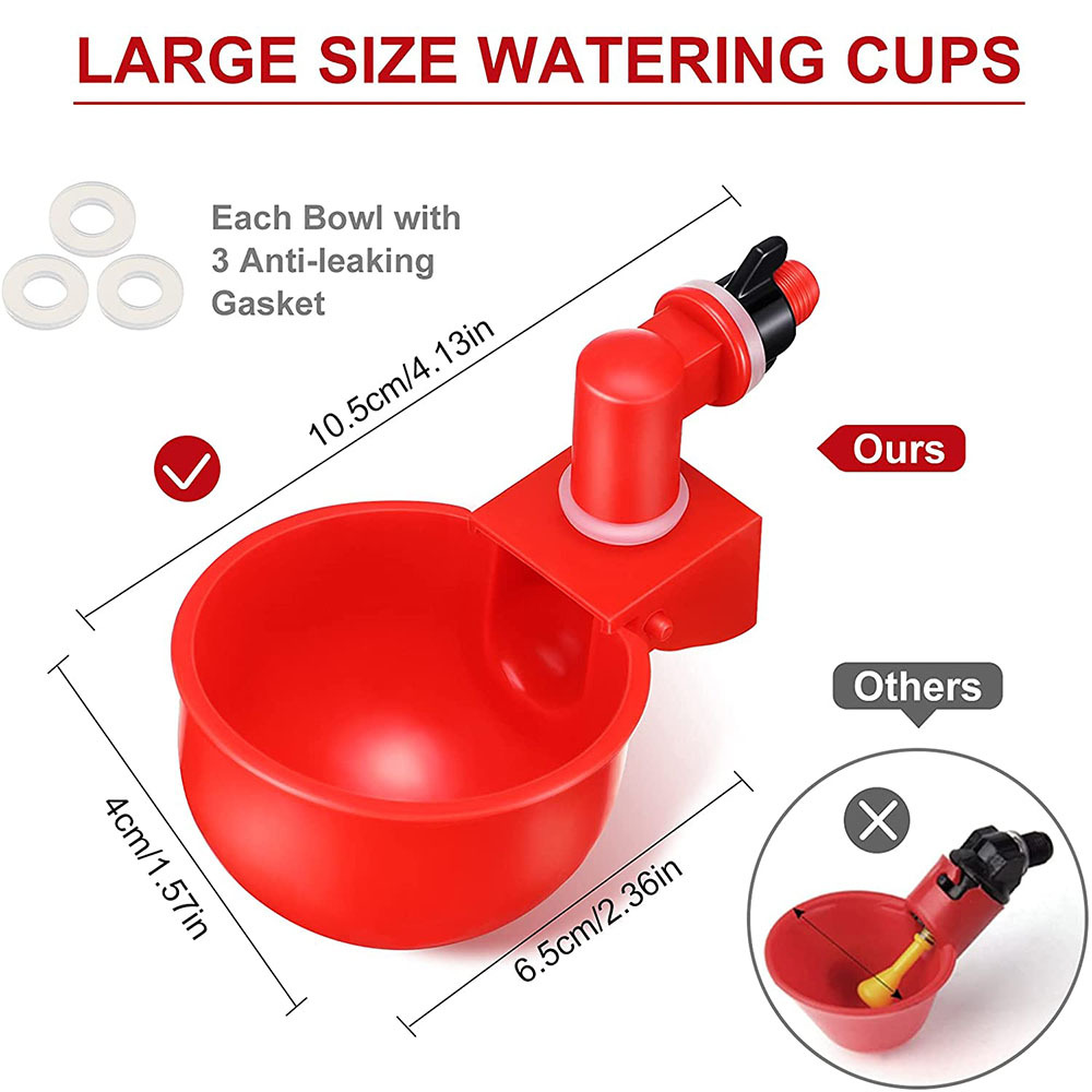 🔥Last Day 40% OFF🔥Automatic Chicken Water Cup Bird Coop