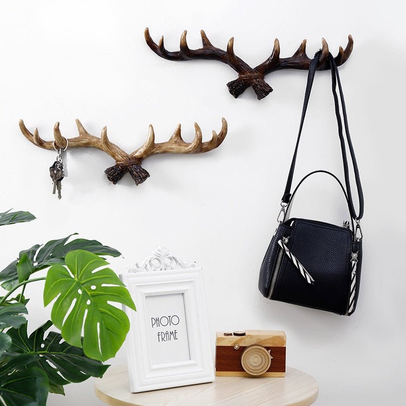 🦌Retro Deer Antler Decor Wall Hanger