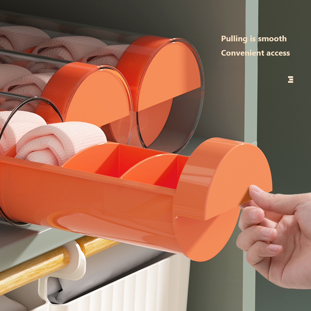 🔥Hot Sale - 6 Compartments Pull-Out Socks&Underwear Storage Box