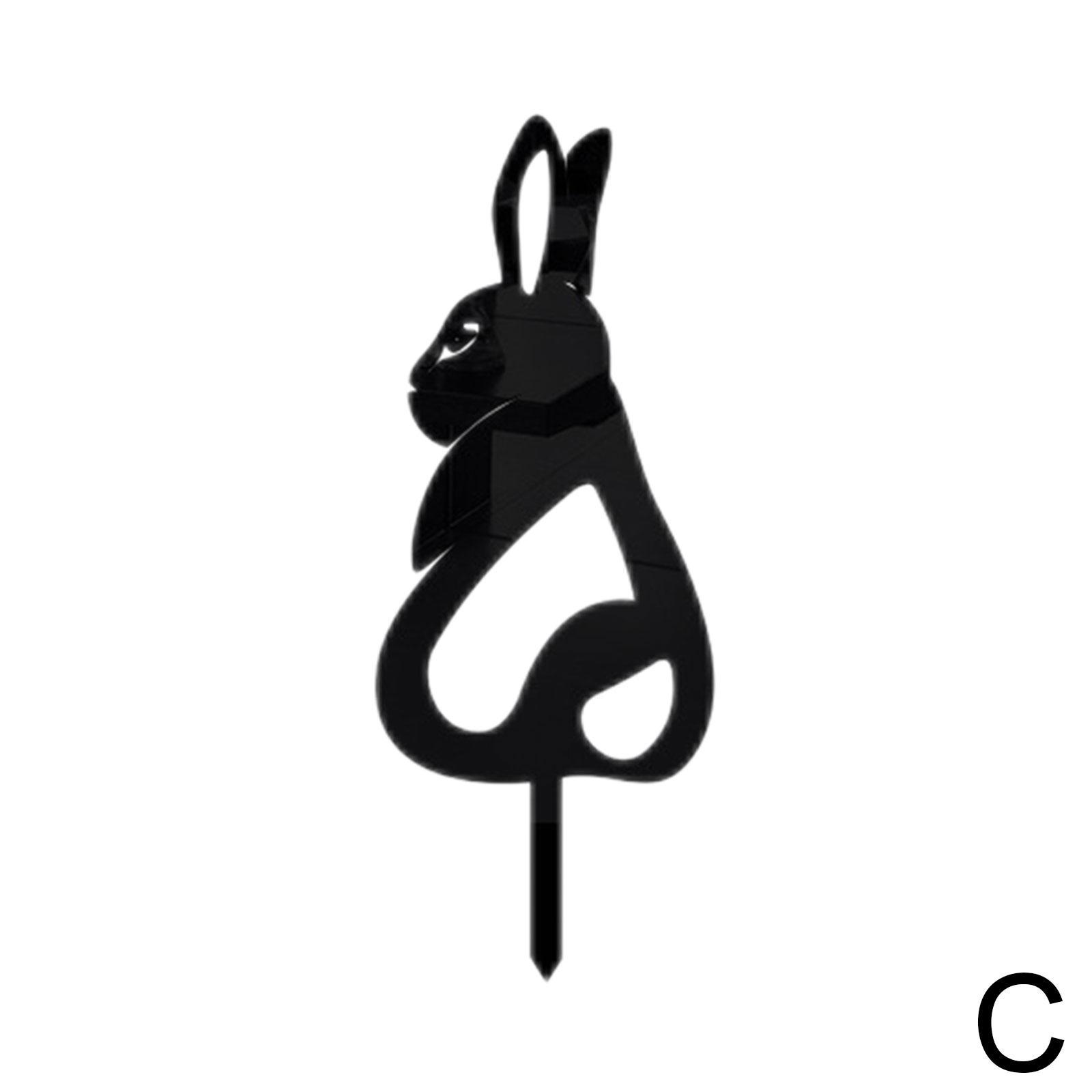 Garden Metal Rabbit Yard Art