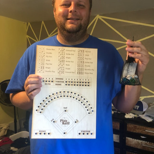 🎲BASEBALL DICE BOARD GAME