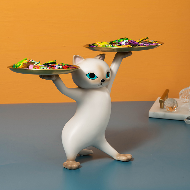 🔥Early Christmas Sale🎄Funny Posing Cat Tray🐱
