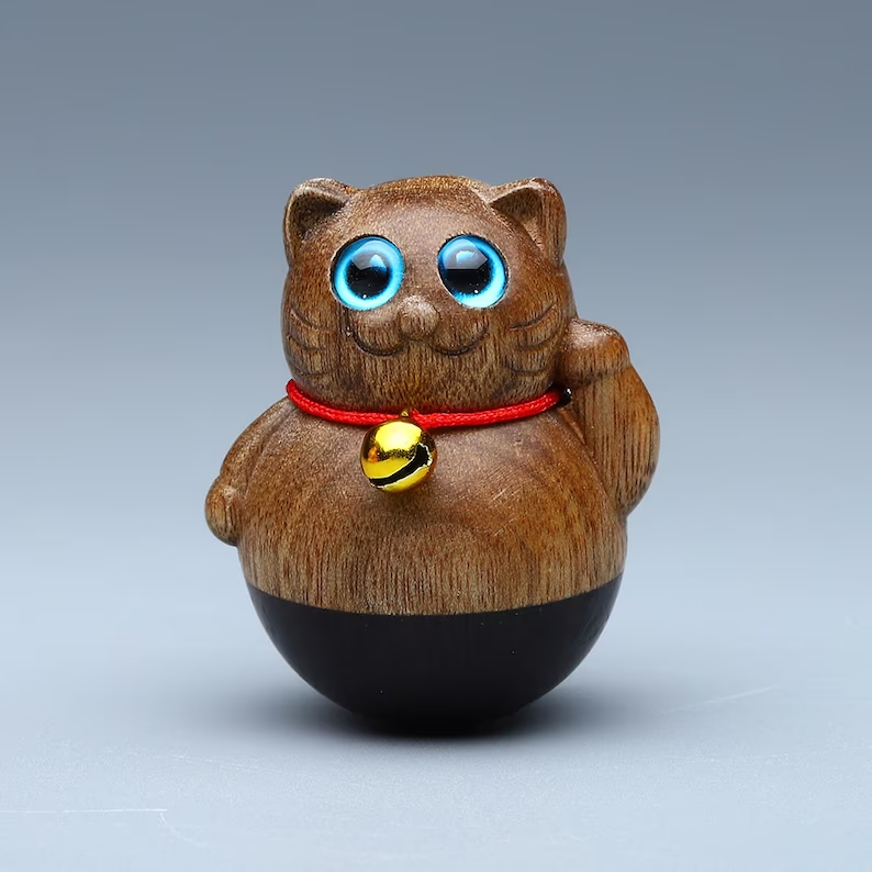🔥Hot Sale 49% OFF - Sandalwood Hand-Carved Wood Cat🐱