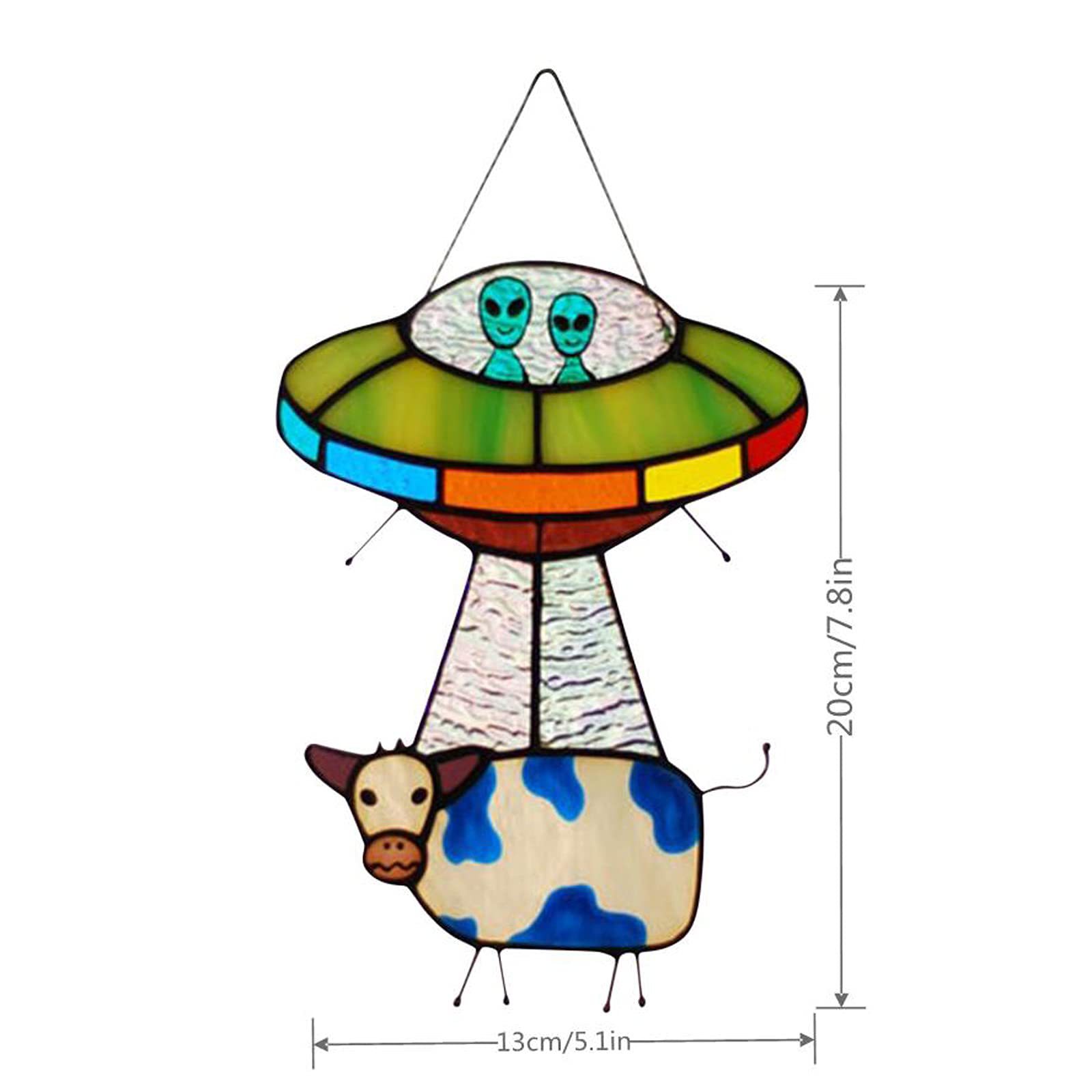 👽UFO Alien Cow Pendant
