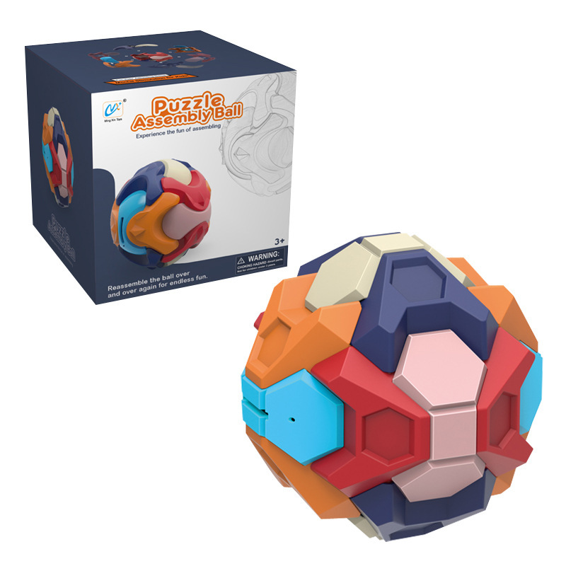 DIY kids assemble ball piggy bank