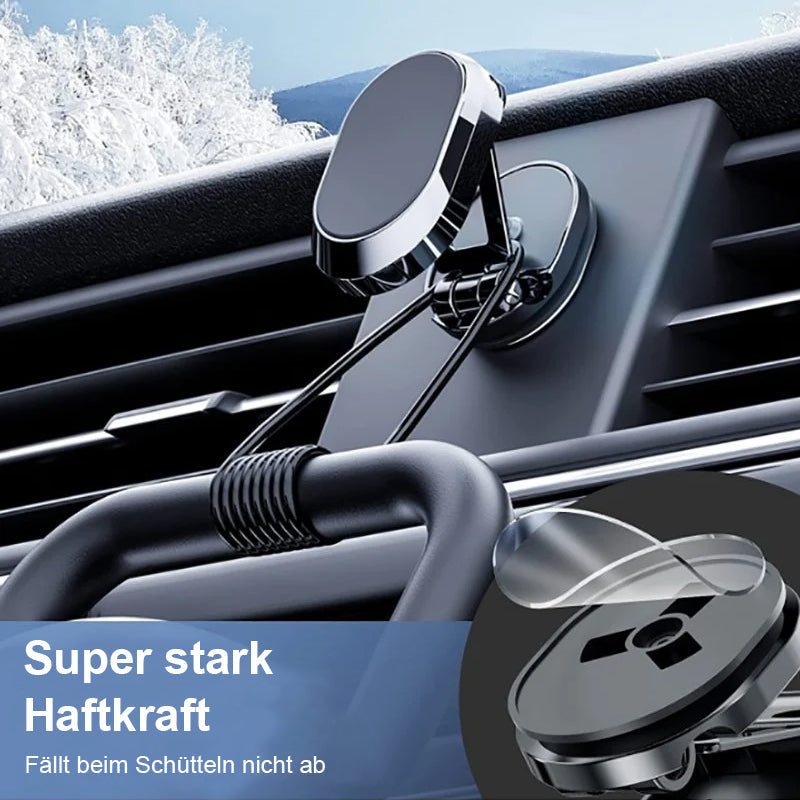 Magnetic mobile phone holder for the car