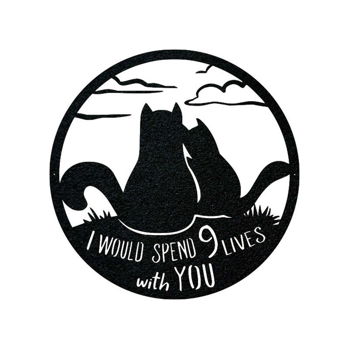 🔥Hot Sale 50% OFF 😻 9 Lives Together Wall Art