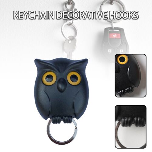Cute Night Owl Magnetic Wall Key Holder