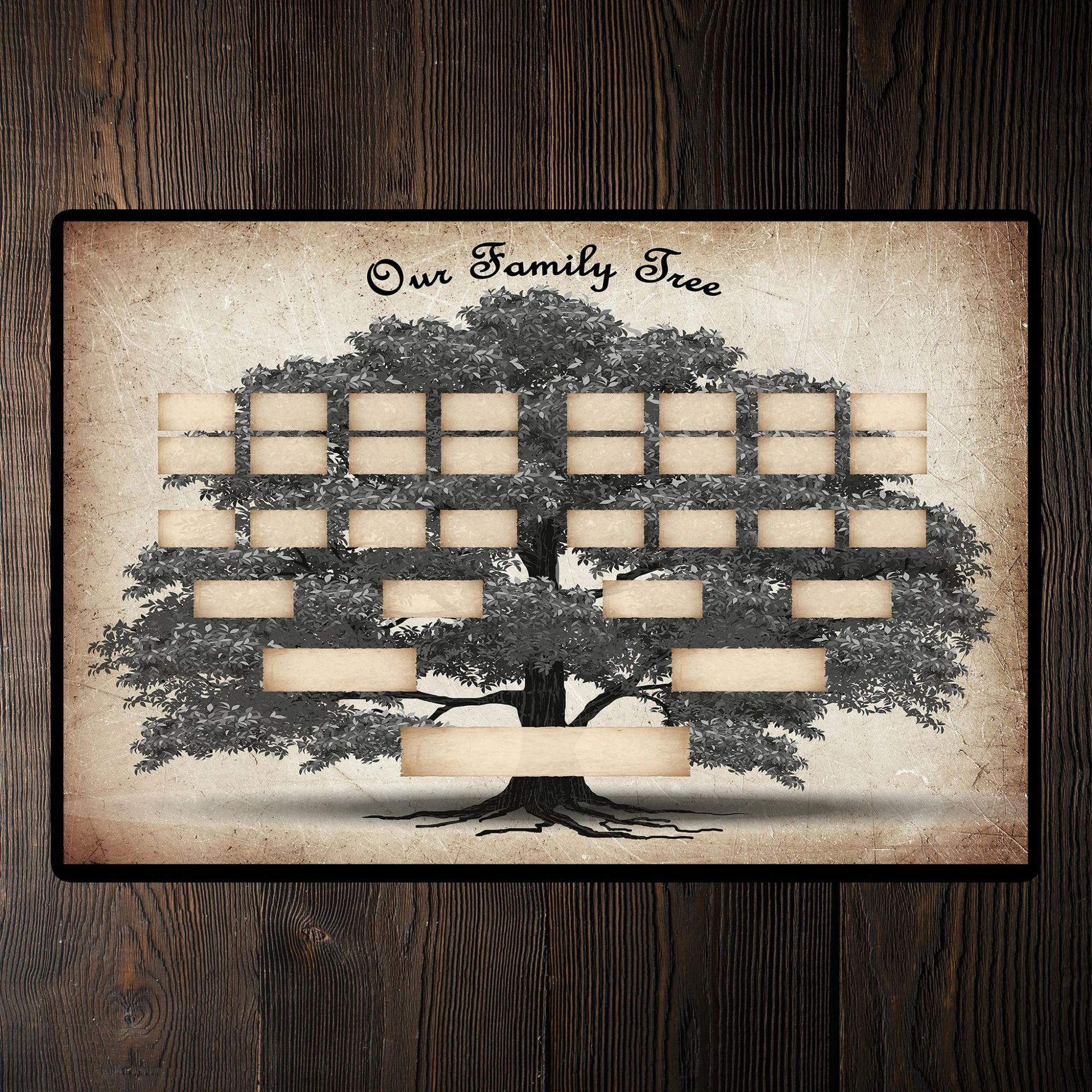 🔥Christmas Hot Sale 70% Off-Family Tree Chart Diy Gift
