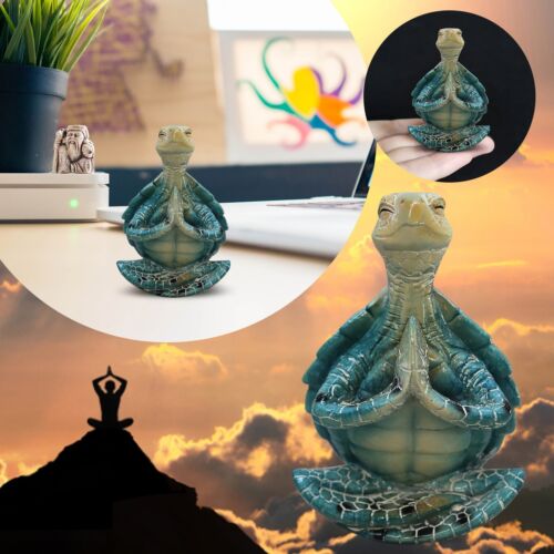 🐢Funny Yoga Turtle Craft Resin Decorative Yoga Turtle Ornament