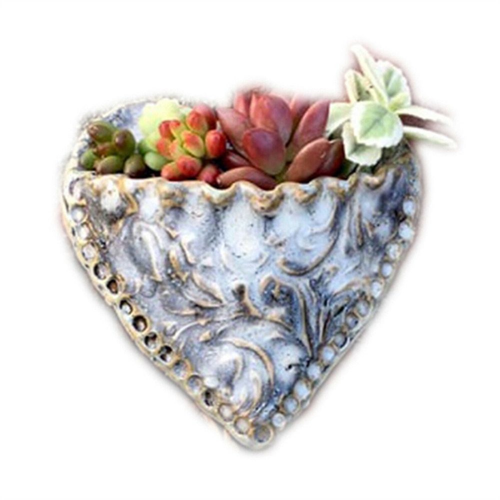 🌱PLANTING SUCCULENT HEART POCKET PLANTER🌱