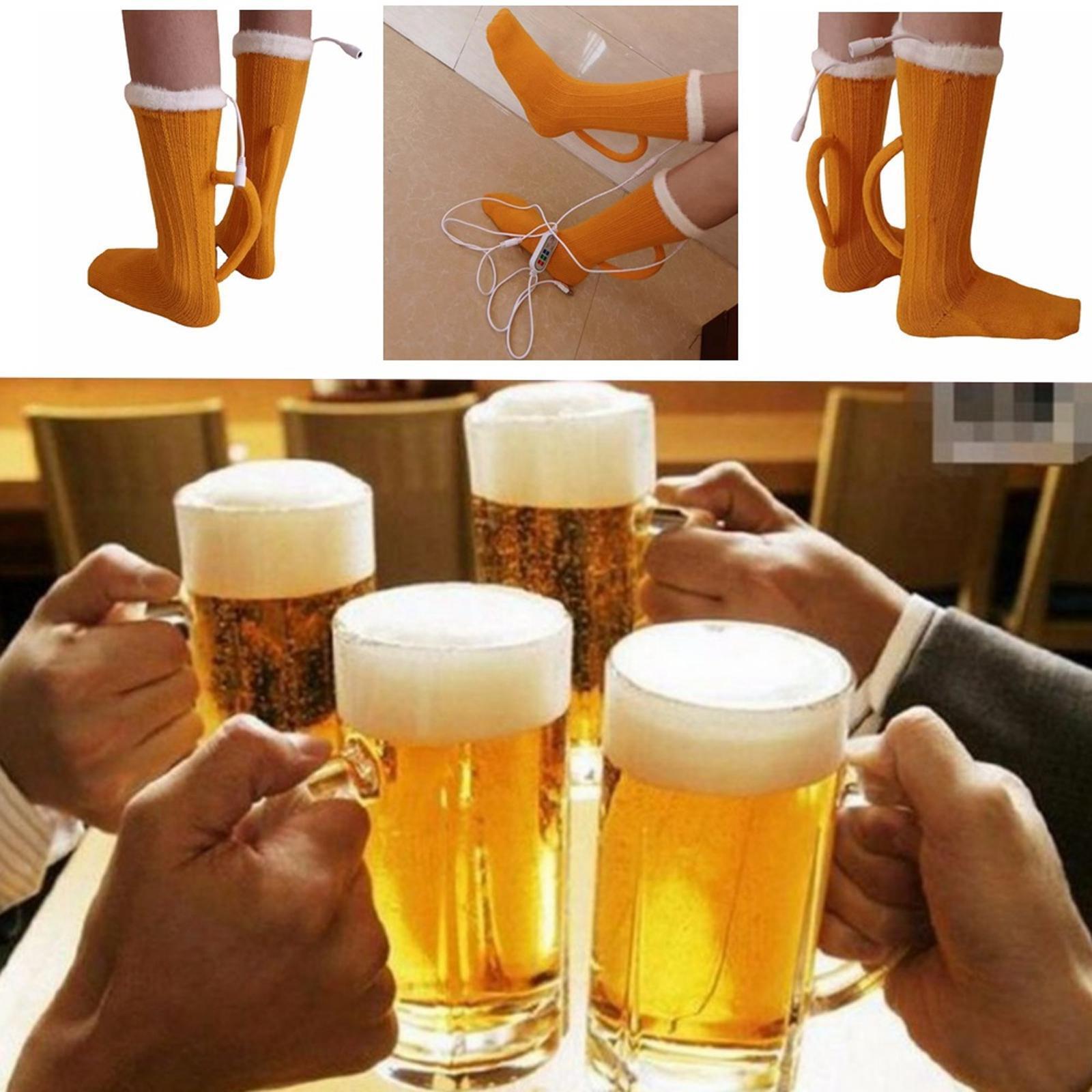 🍺Knitted beer socks-Funny and warm gift🎁