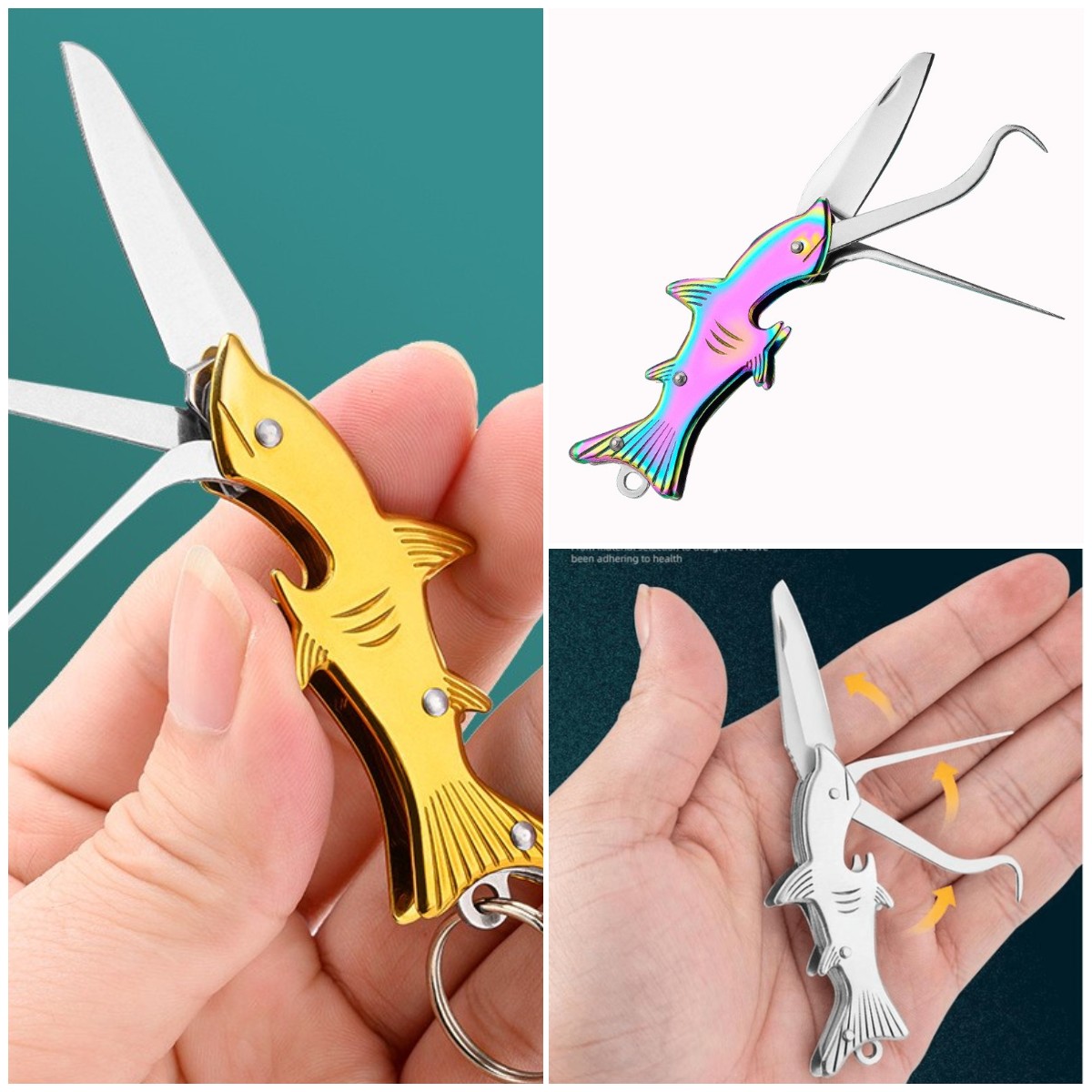 🎄CHRISTMAS PRE SALE🔥Dolphin Multifunctional Folding Keychain🦈 - BUY 2 GET 1 FREE
