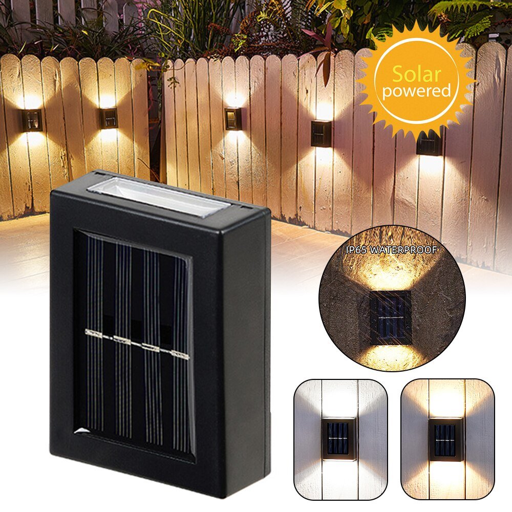 ✨LED SOLAR LAMP WATERPROOF WALL LIGHT