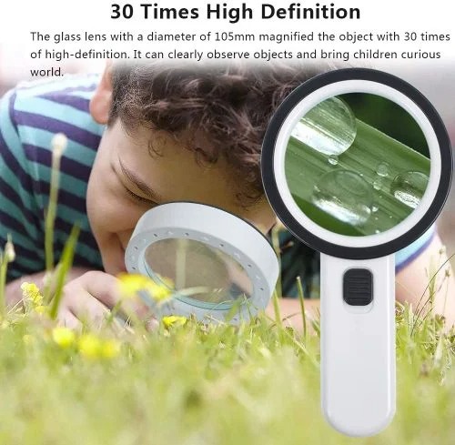 20X Optical Magnifying Glass With LED Light - Senior Gift🎁