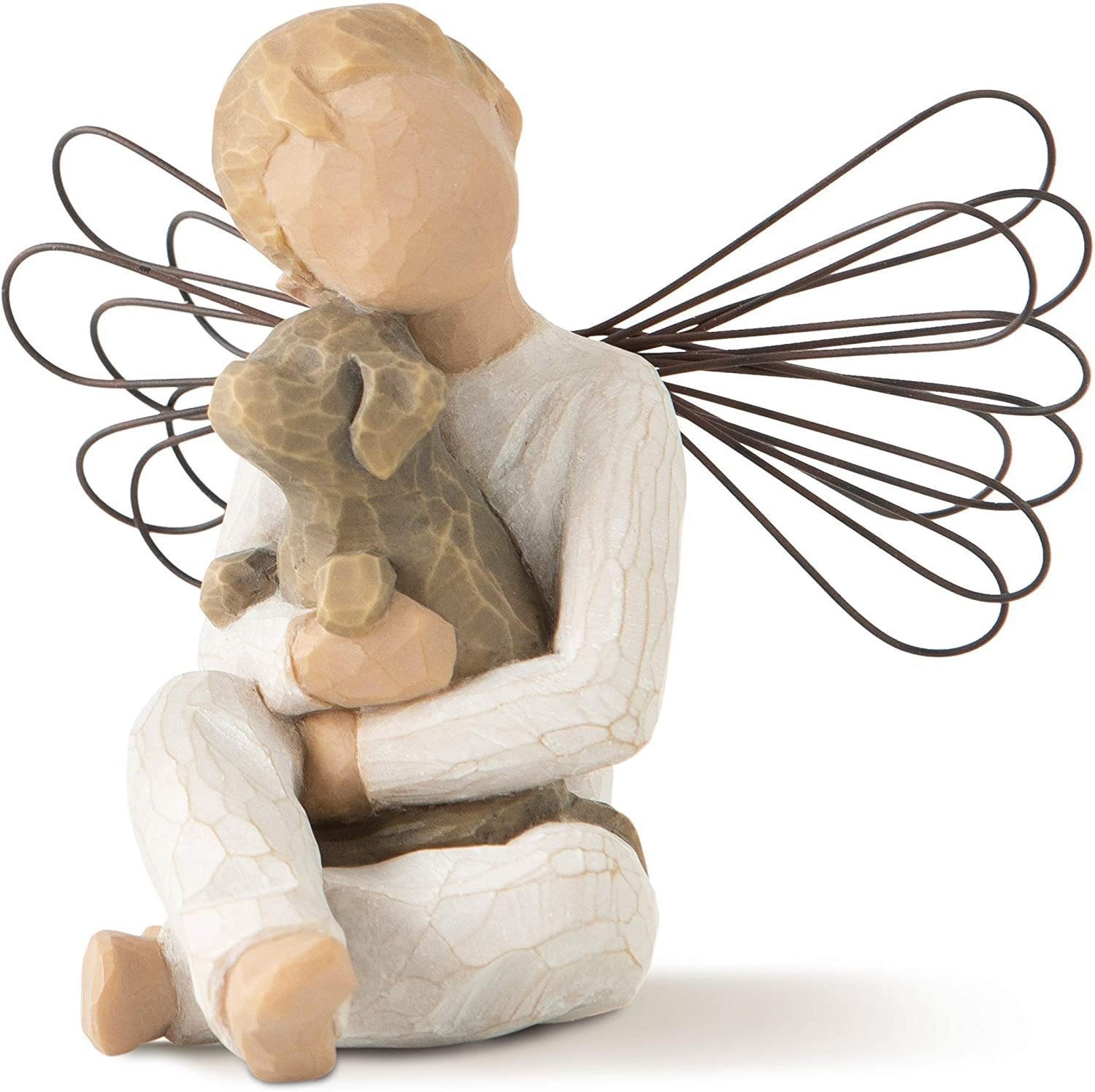 💘Angel Of Friendship Dog Monument Figurine🐱