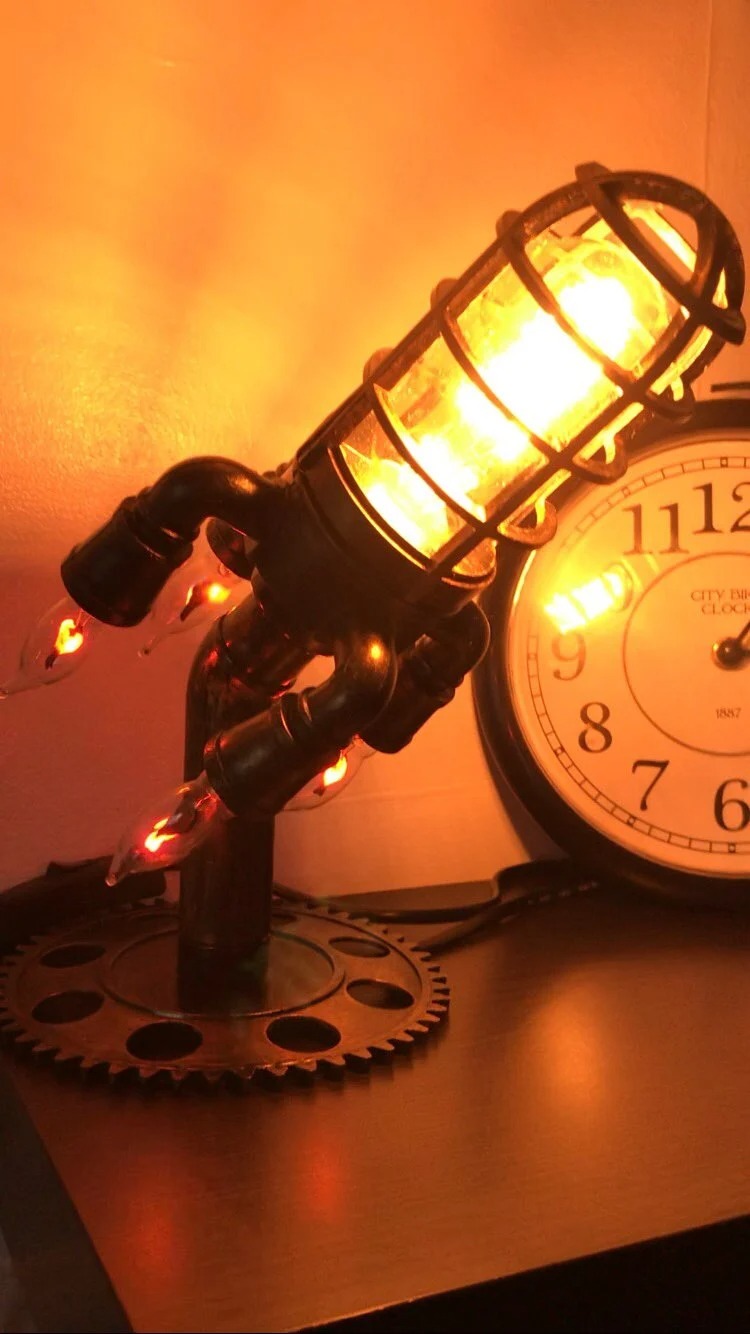 🔥 48% OFF🔥Steampunk Rocket Lamp🚀
