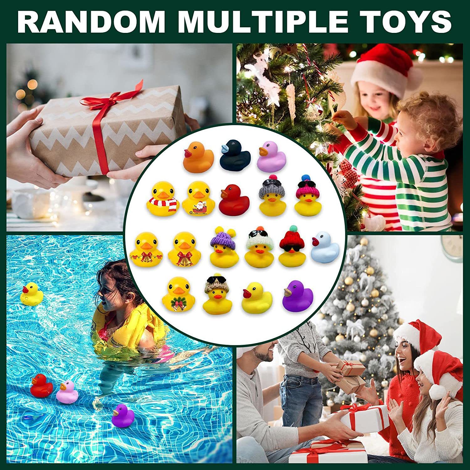 🎅Christmas  hot saler🎁 - 🦆24 Rubber Ducks Blind Box  Gift  🔥  (BUY 2 Free Shipping)