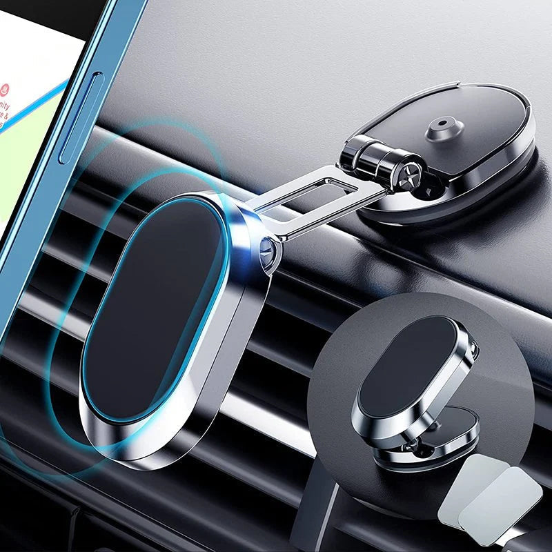 Magnetic mobile phone holder for the car