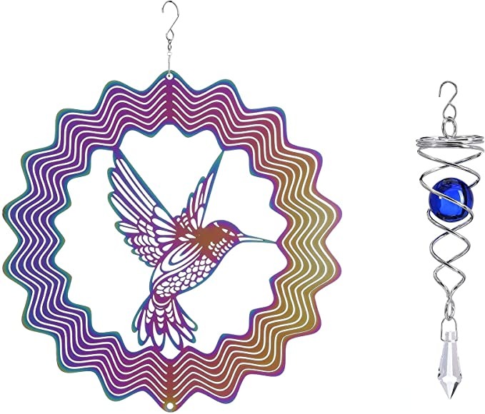🔥Hot Sale SAVE $10-🐦Hummingbird Hanging Wind Spinner