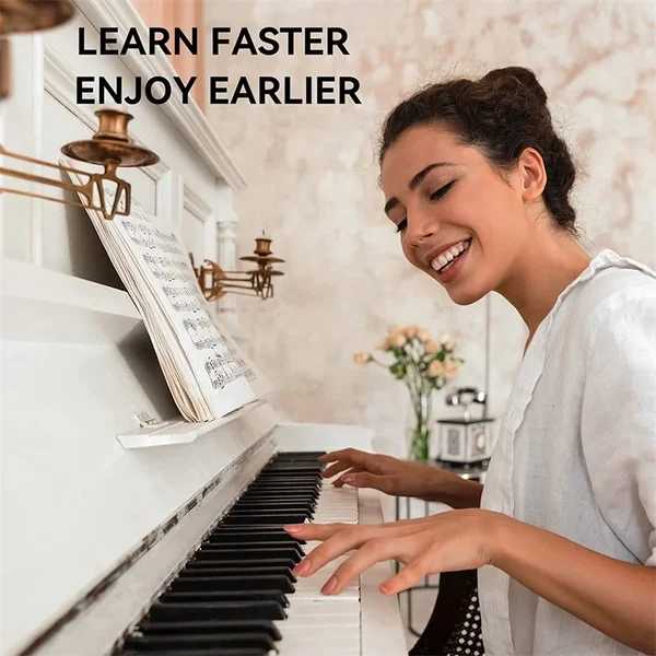 🔥New Year's Promotion 49% Off - Removable Piano Keyboard Note Labels🎶