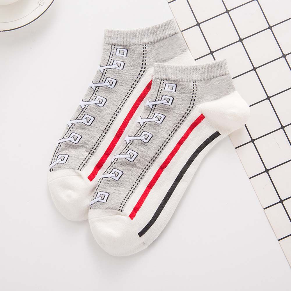 🤣2023 New Creative Funny Shoe Print Short Sox 🧦