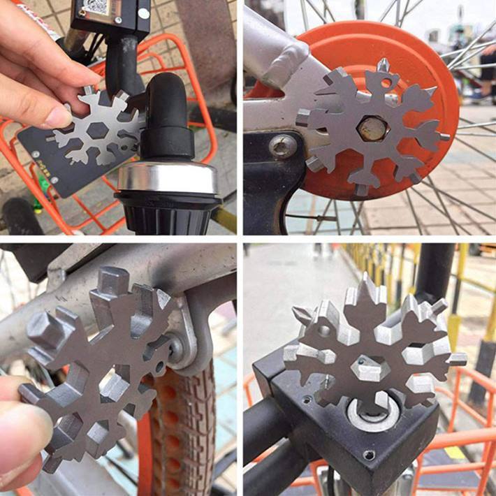 (🎅Christmas Hot Sale - 40% OFF)Snowflake 18 in 1 Multifunctional Wrench Tool