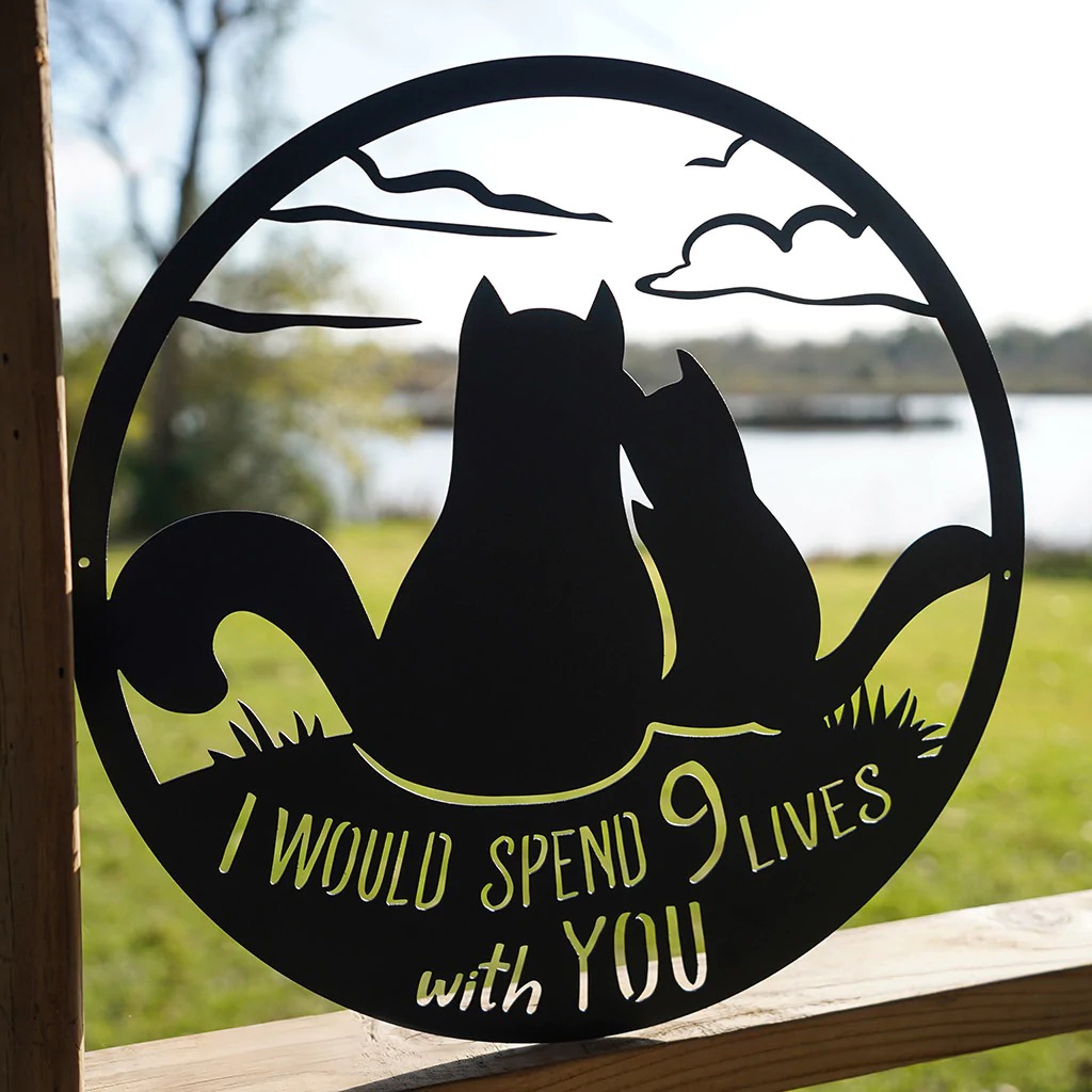 🔥Hot Sale 50% OFF 😻 9 Lives Together Wall Art