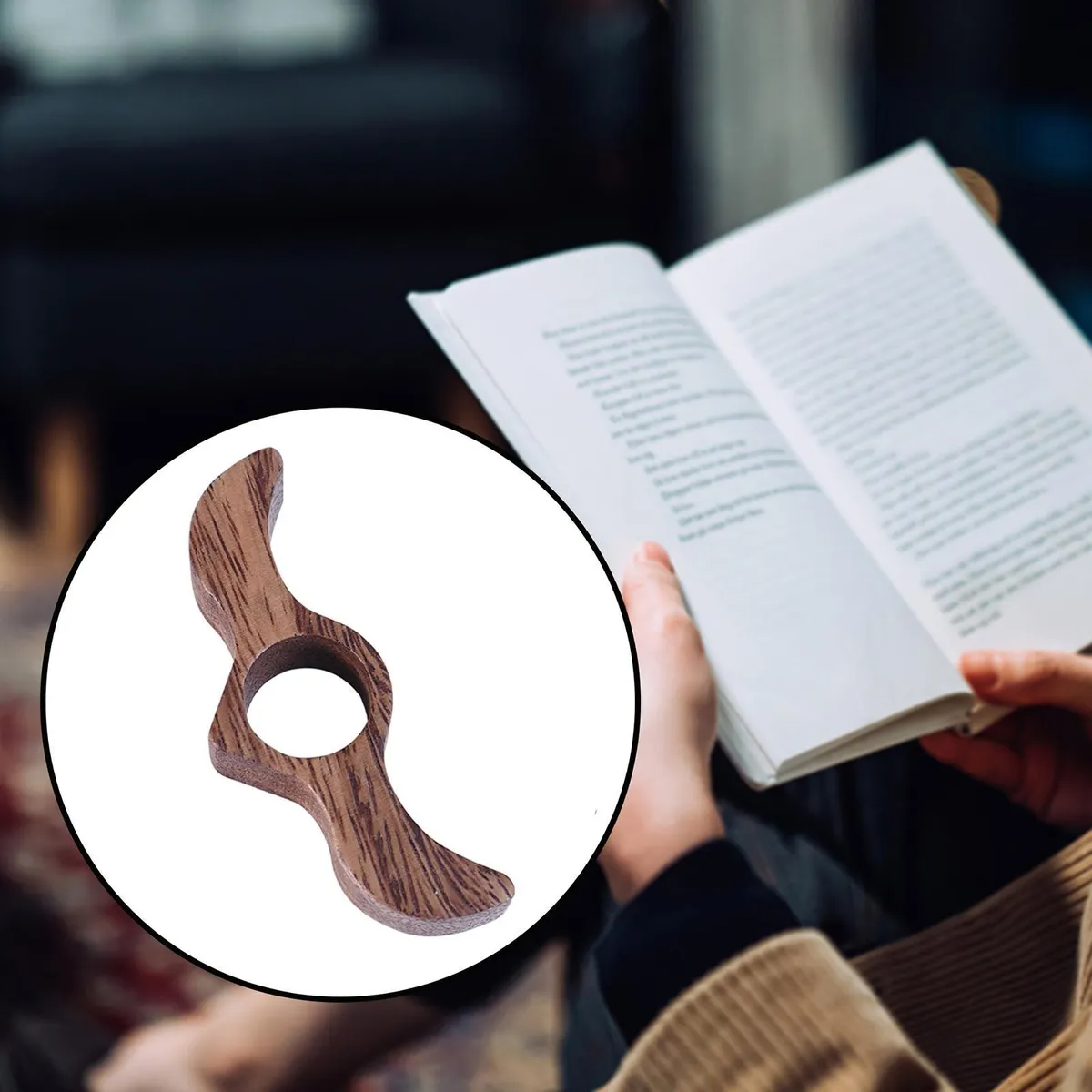📖Thumb book page holder📖