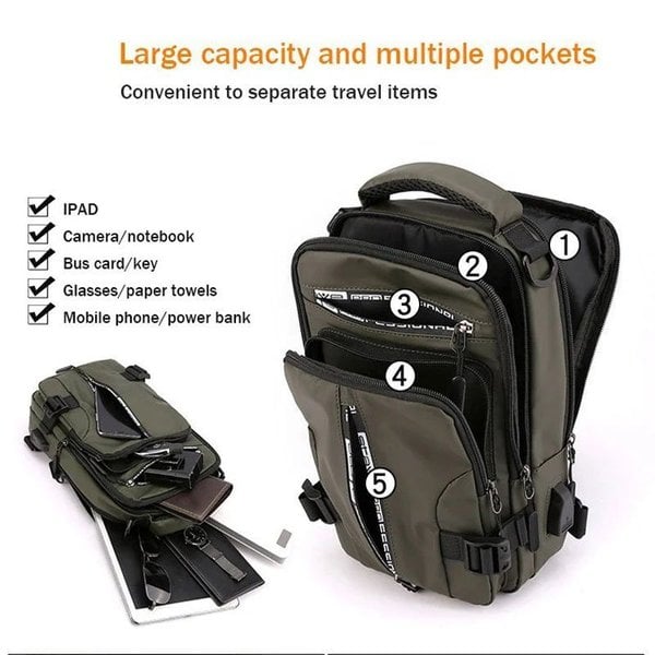 🔥Father's Day Sale 49% OFF - Multi-functional Mens Crossbody Bag